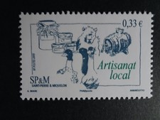 TIMBRE spm année 2009 , artisanat local , n ° 947 neuf **
