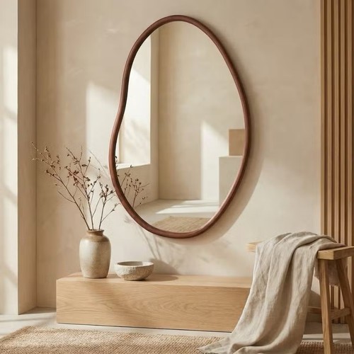 Japandi univers miroir - miroir, mural