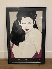 Rare Vintage Patrick Nagel - Mirage Screen Signed Silk Screen Print - Serigraph