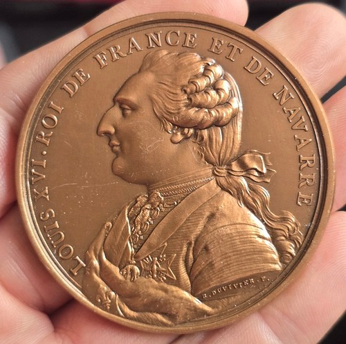 Médaille louis xvi - louis, départ