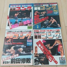 Gong Japanese Wrestling Magazine 1991 Set Akira Maeda Nobuhiko Takada AJPW