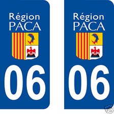 2 STICKERS AUTOCOLLANTS PLAQUE