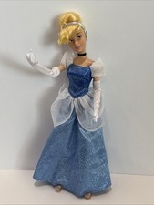Disney Store Classic Princess Cinderella Doll 11.5” w/ Glitter Gown & Slippers