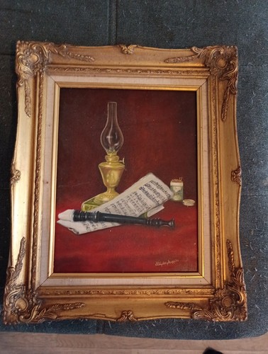 Tableau ancien 19èm peinture - tableau,