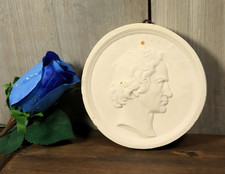 Bas Relief Ancien en Plâtre