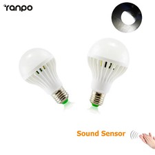E27 Sound Activated Light Sensor Bulbs Lamp 6000k Bulb For Not-Dimmable   Room