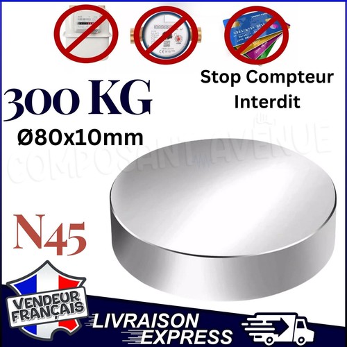 Aimant néodyme rond 300kg - aimant,