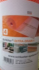 Schlüter Ditra Drain Tapis De Drainage 4Mm 1 - 25M²
