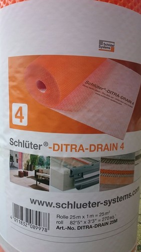 Schlüter ditra drain tapis - ditra,
