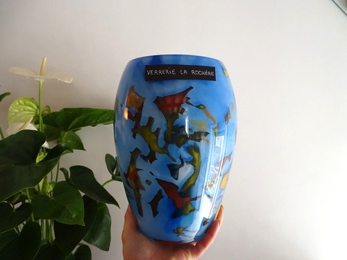 Vase verrerie rochère - verrerie, la