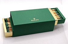 Boite allumettes Rolex vert