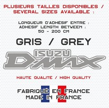 Isuzu D-Max - Stickers Autocollant Vinyle Adhésif Gris