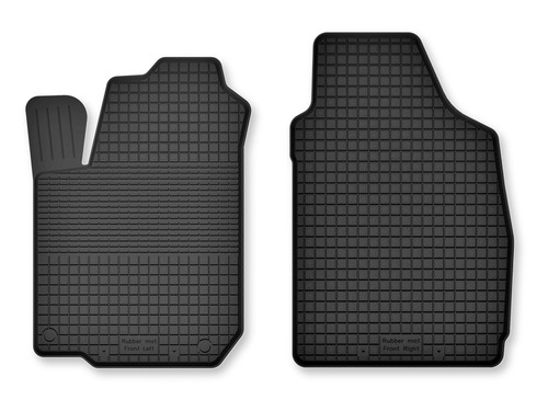 Tapis avant caoutchouc - , bac