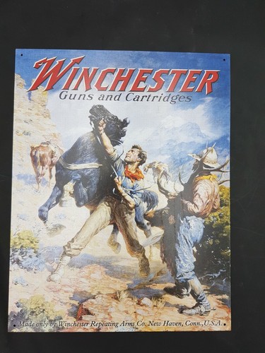 Plaque metal winchester - plaque, en
