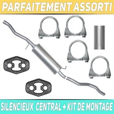 Pot d’échappement central pour VW VW Sharan 1 I 1.9 TDI 2.0 TDI
