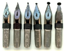 Nib / Lot 6 TREAID Circular Palette Metal Writing Pens - Model 3 »