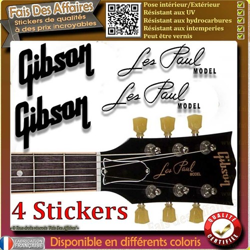 Stickers autocollant gibson - 4,