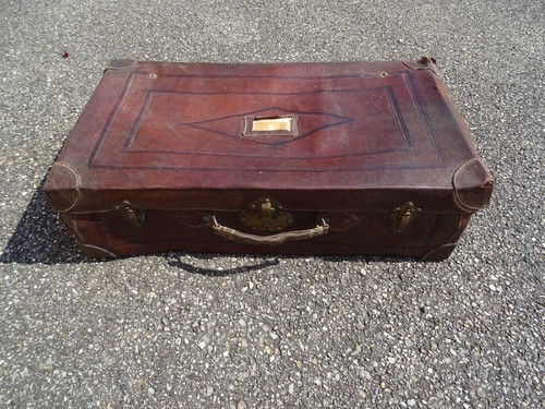 Ancienne grande valise en - ancienne,