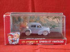 Renault 4CV SPIROU & FANTASY CARS ATLAS 1/43 METAL MINIATURE
