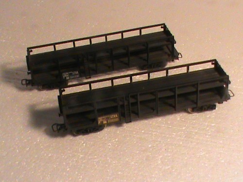 Lot wagons porte autos - wagons, porte-autos