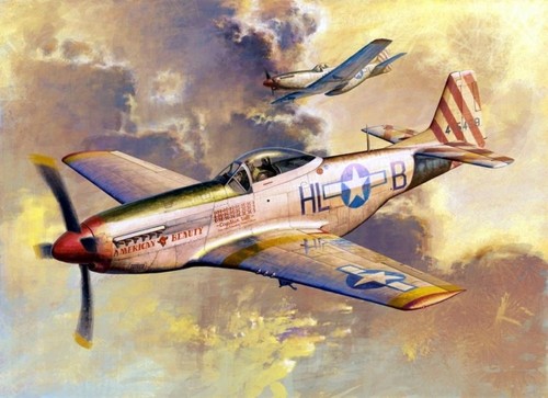 51d mustang - p-51d,