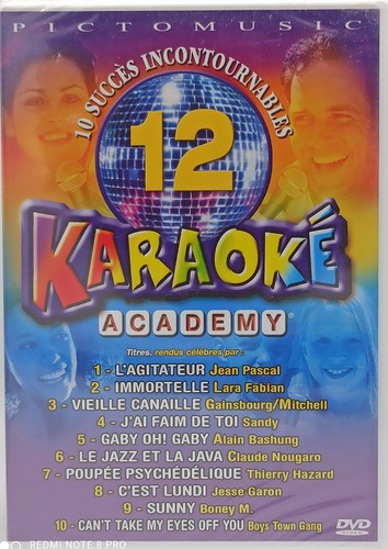 Dvd karaoke academy neuf - 12,