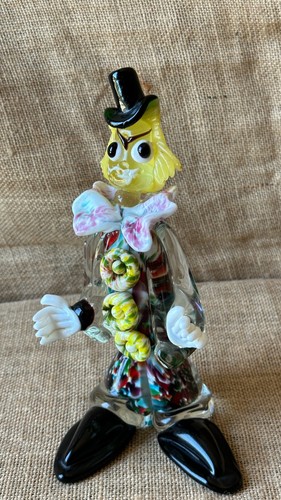 Clown verre murano - en,