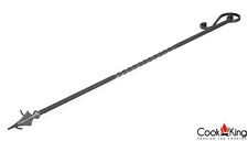 Tisonnier pour Boules de Feu en Acier Tisonnier Aschekratze Pour Grillades