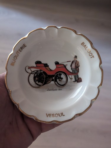 Cendrier porcelaine limoges - cendrier, de