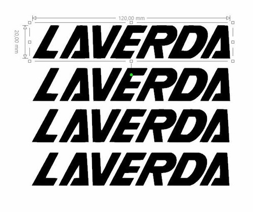 Stickers laverda 20x120mm - stickers,