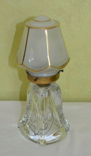 Lampe chevet cristal daum - lampe,