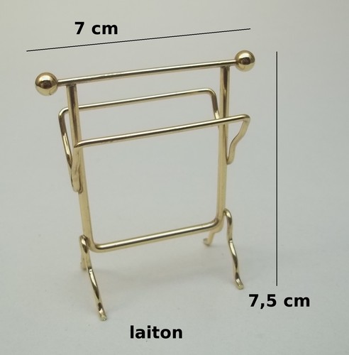 Porte serviette laiton - porte,