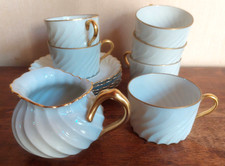 HAVILAND  LIMOGES. 6 TASSES à