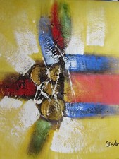 Coloré Huile Peinture Toile