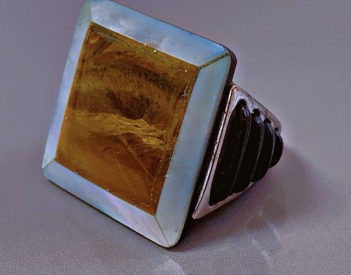 18grs ancienne bague argent - 18grs,