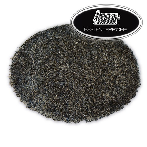 Tapis ronds shaggy kreis doux - tapis,