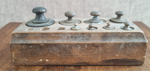 Ancien jeu poids cuivre - jeu,
