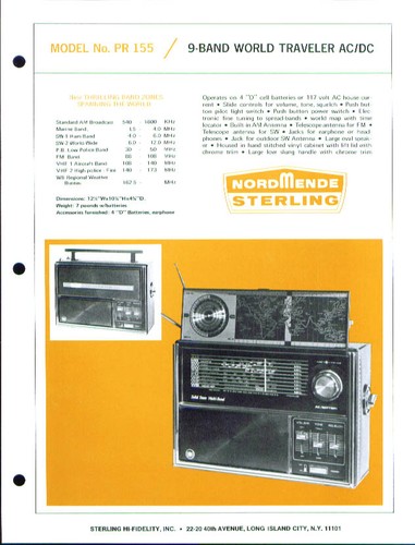 Nordmende 155 band world - pr-155,