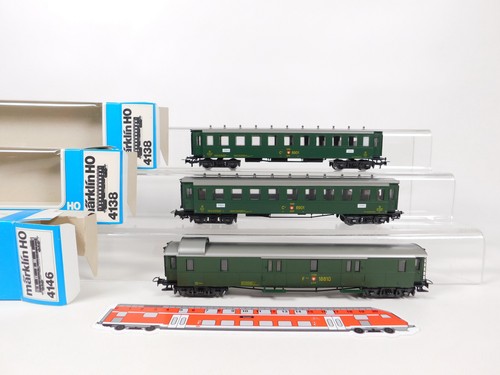 Märklin voiture de - h0, 3x