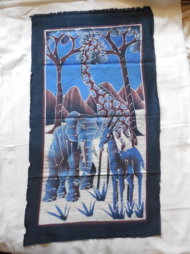 Peinture africaine sur tissu - africaine,