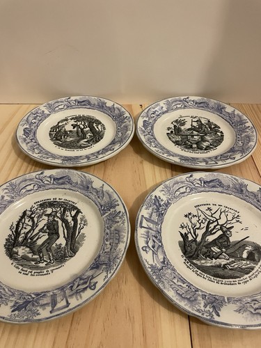 Lot assiettes vintage - lot,