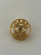 Bouton chanel vintage dore