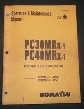 Komatsu PC30MRX-1 PC40MRX-1