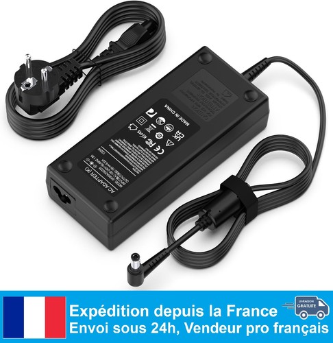 Chargeur 120w 19v 32a - 6.32a, pour