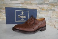 Tricker's Eu 41,5 Royaume-Uni 7,5 Chaussures à Lacets Bourton Braun Neuf Ancien