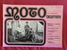 revue MOTOcyclettiste  N°26 / n° spécial Sidecars des origines à 1914 et +