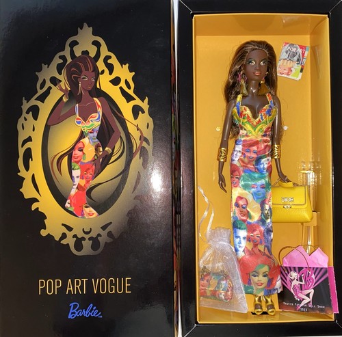 Barbie pop art vogue platinum - art,