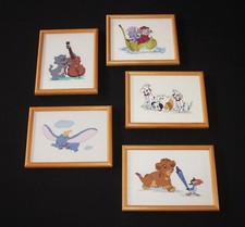 Vintage 5 broderies Disney au