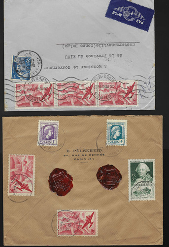 1948 france congo belge poste - france-congo,
