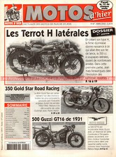 MOTOS D'HIER  47 TERROT H Latérale BSA 350 Gold Star Road Racing GUZZI 500 GT 16